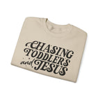 Christian Chasing Toddlers Cozy Sweatshirt