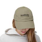 Positivity Is a Mindset Distressed Cap