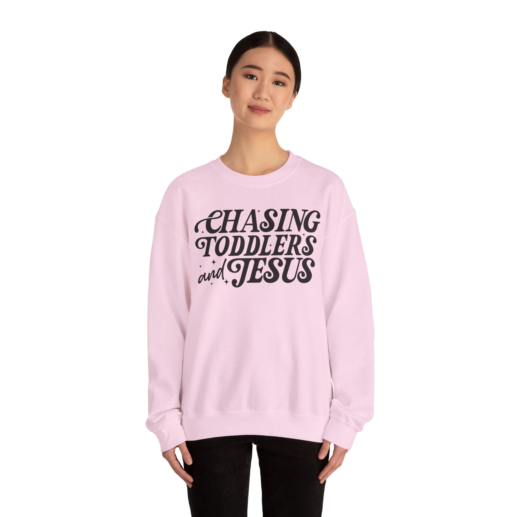 Christian Chasing Toddlers Cozy Sweatshirt