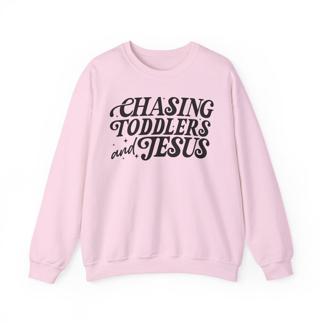 Christian Chasing Toddlers Cozy Sweatshirt
