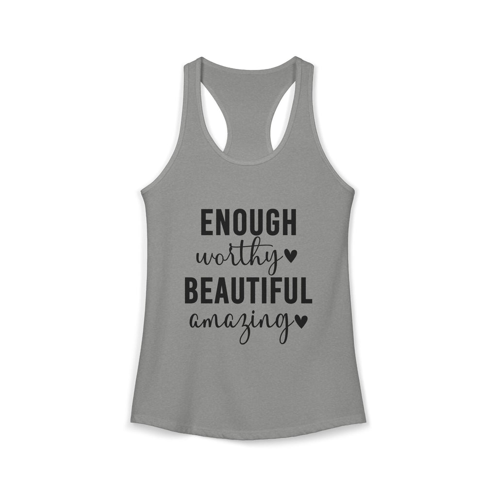 Enough Worthy Racerback Tank