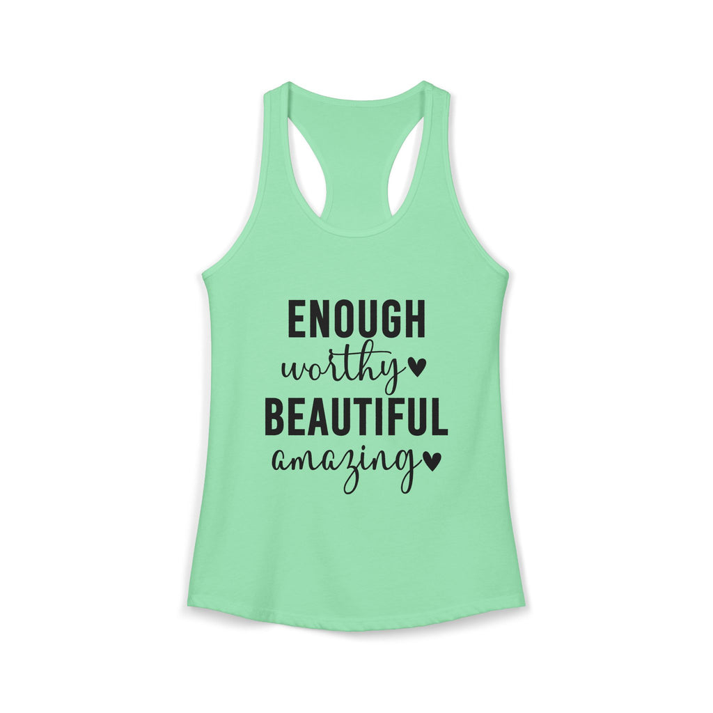 Enough Worthy Racerback Tank