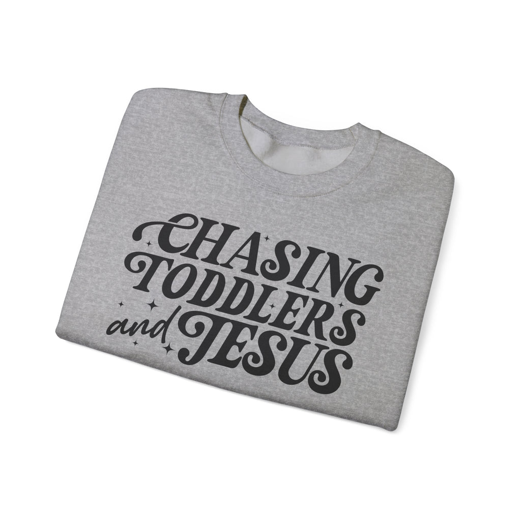 Christian Chasing Toddlers Cozy Sweatshirt