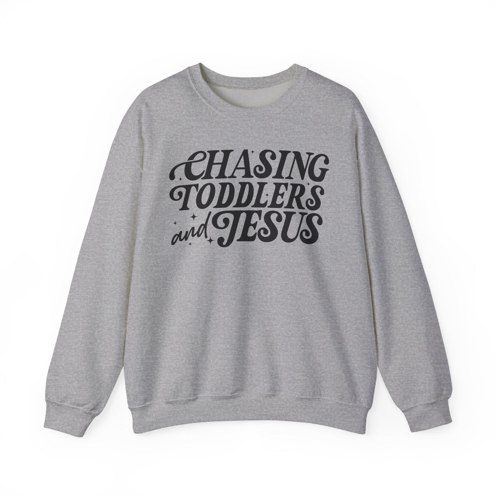 Christian Chasing Toddlers Cozy Sweatshirt