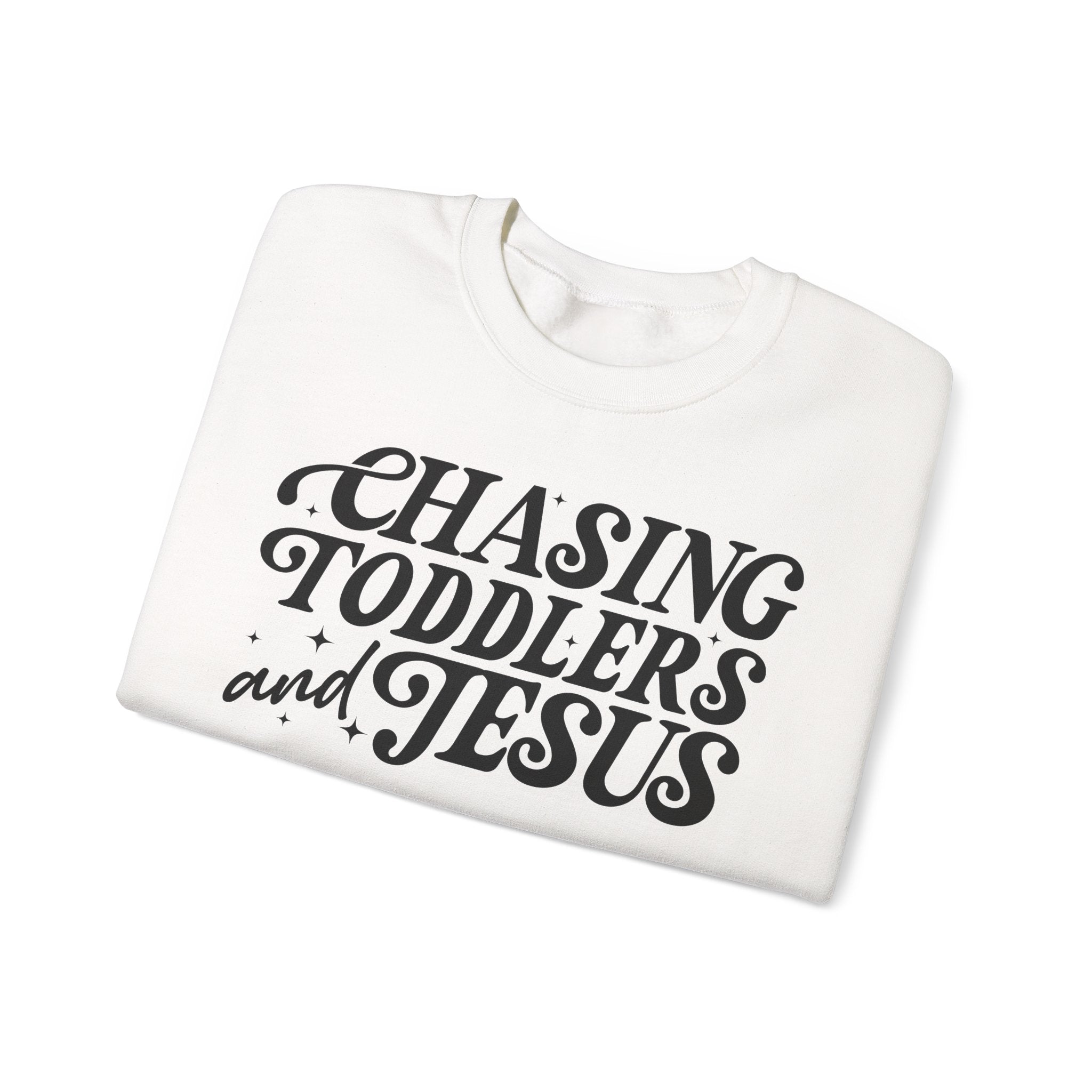 Christian Chasing Toddlers Cozy Sweatshirt