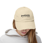 Positivity Is a Mindset Distressed Cap