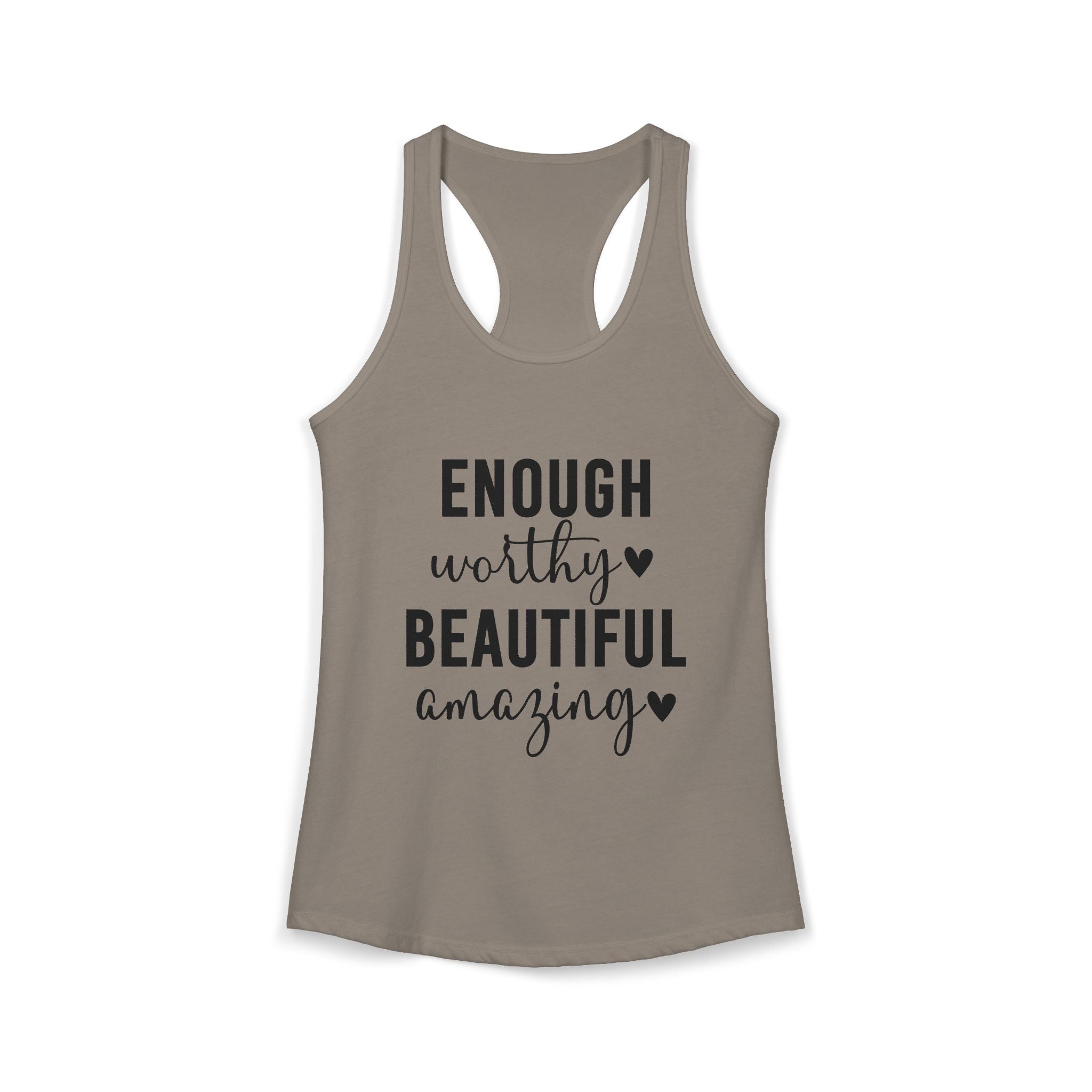 Enough Worthy Racerback Tank