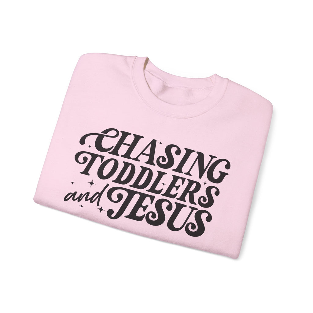 Christian Chasing Toddlers Cozy Sweatshirt