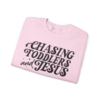Christian Chasing Toddlers Cozy Sweatshirt