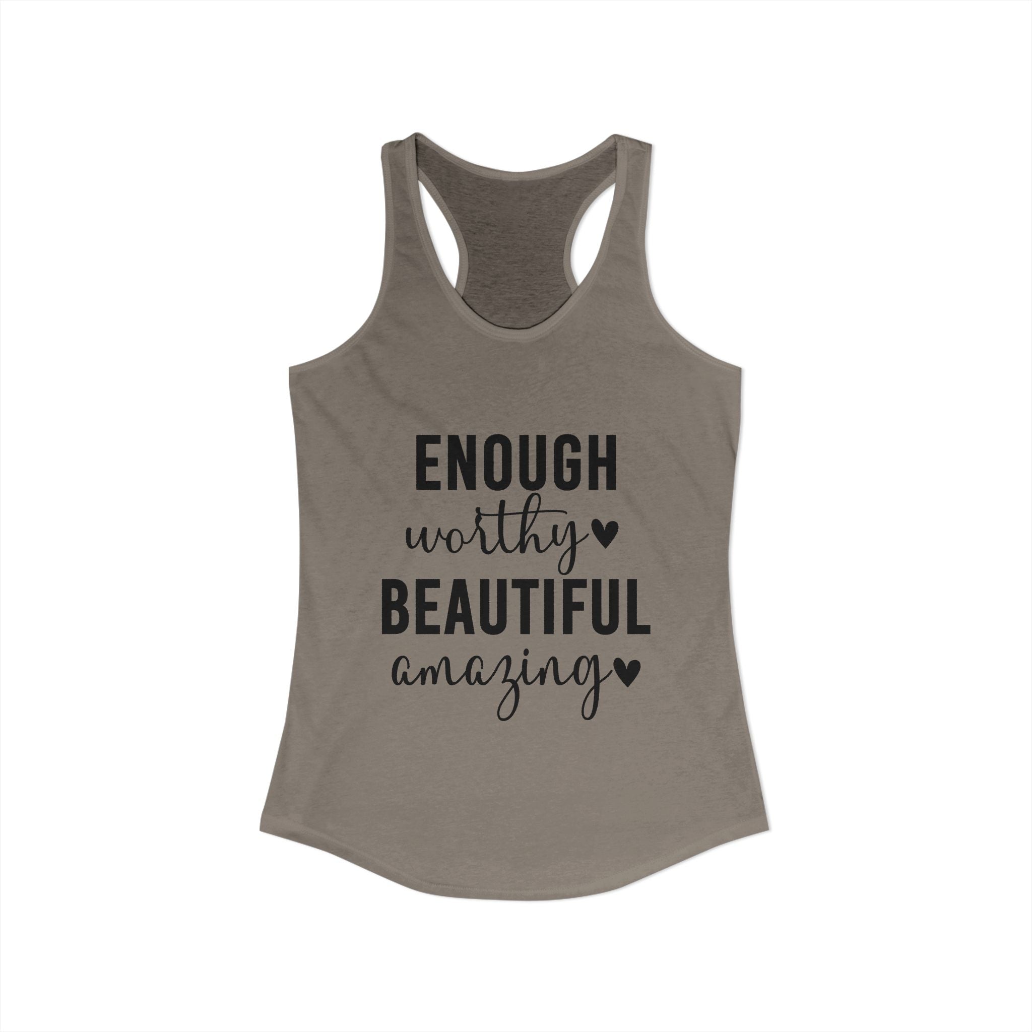 Enough Worthy Racerback Tank