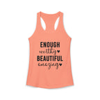 Enough Worthy Racerback Tank