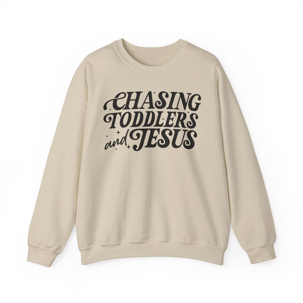 Christian Chasing Toddlers Cozy Sweatshirt