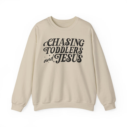 Christian Chasing Toddlers Cozy Sweatshirt